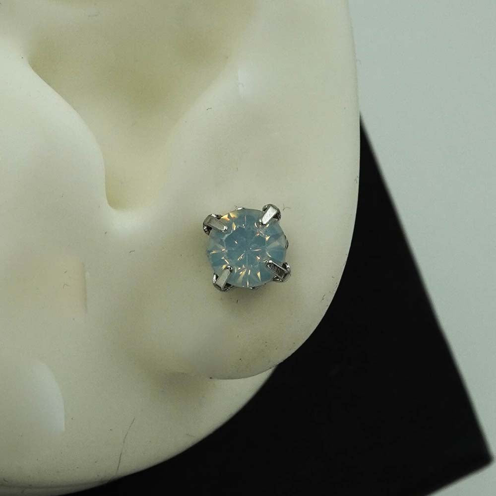 grey blue studs