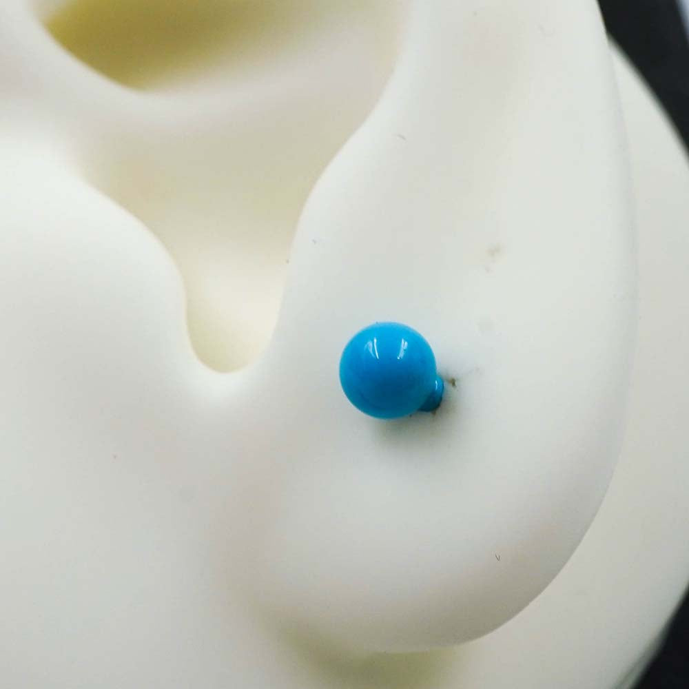 blue studs