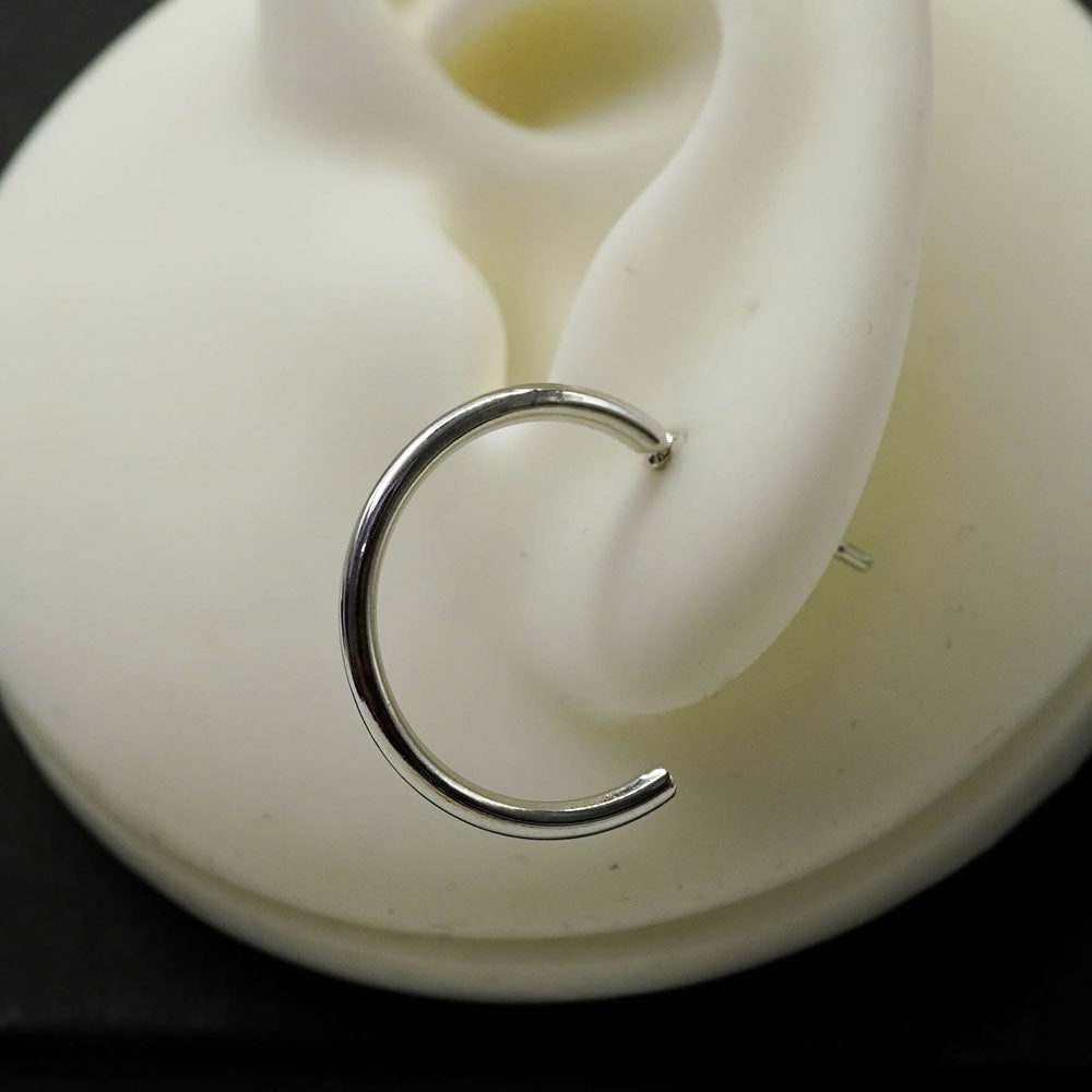 silver hoops