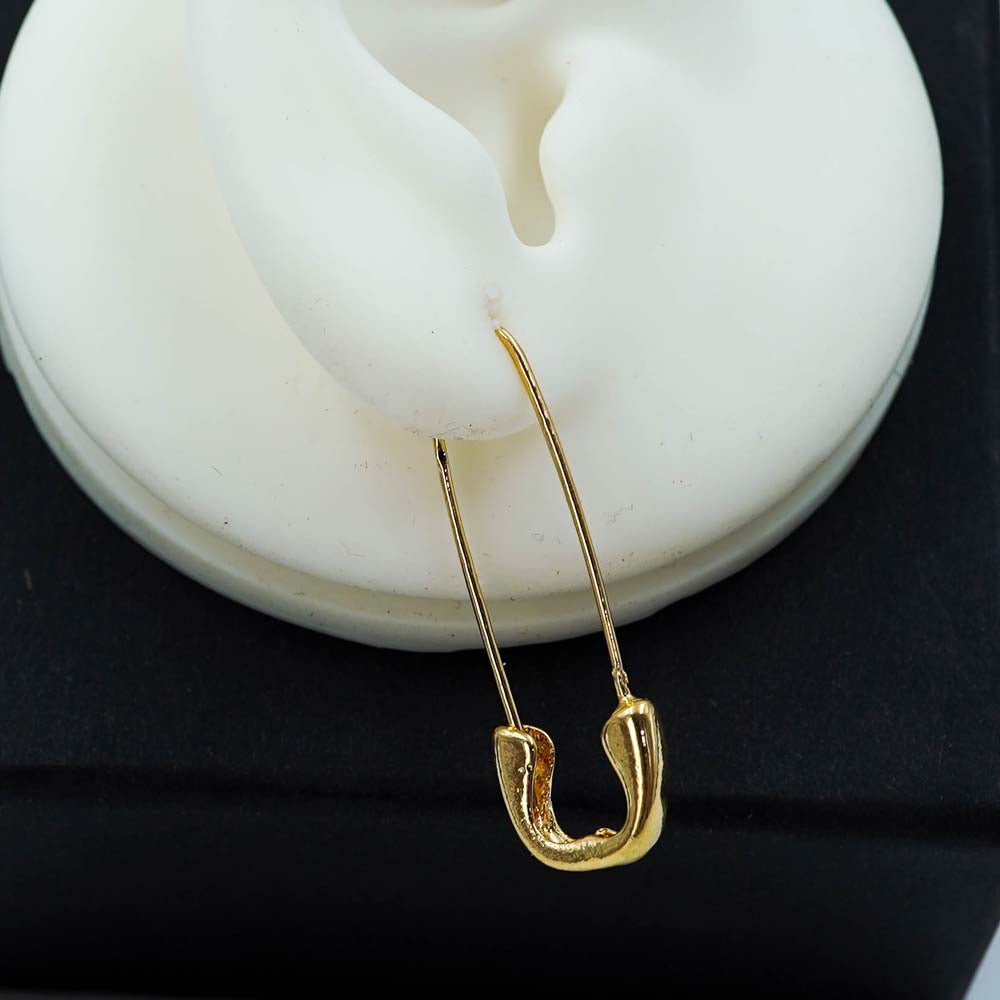 safety pin earrings
