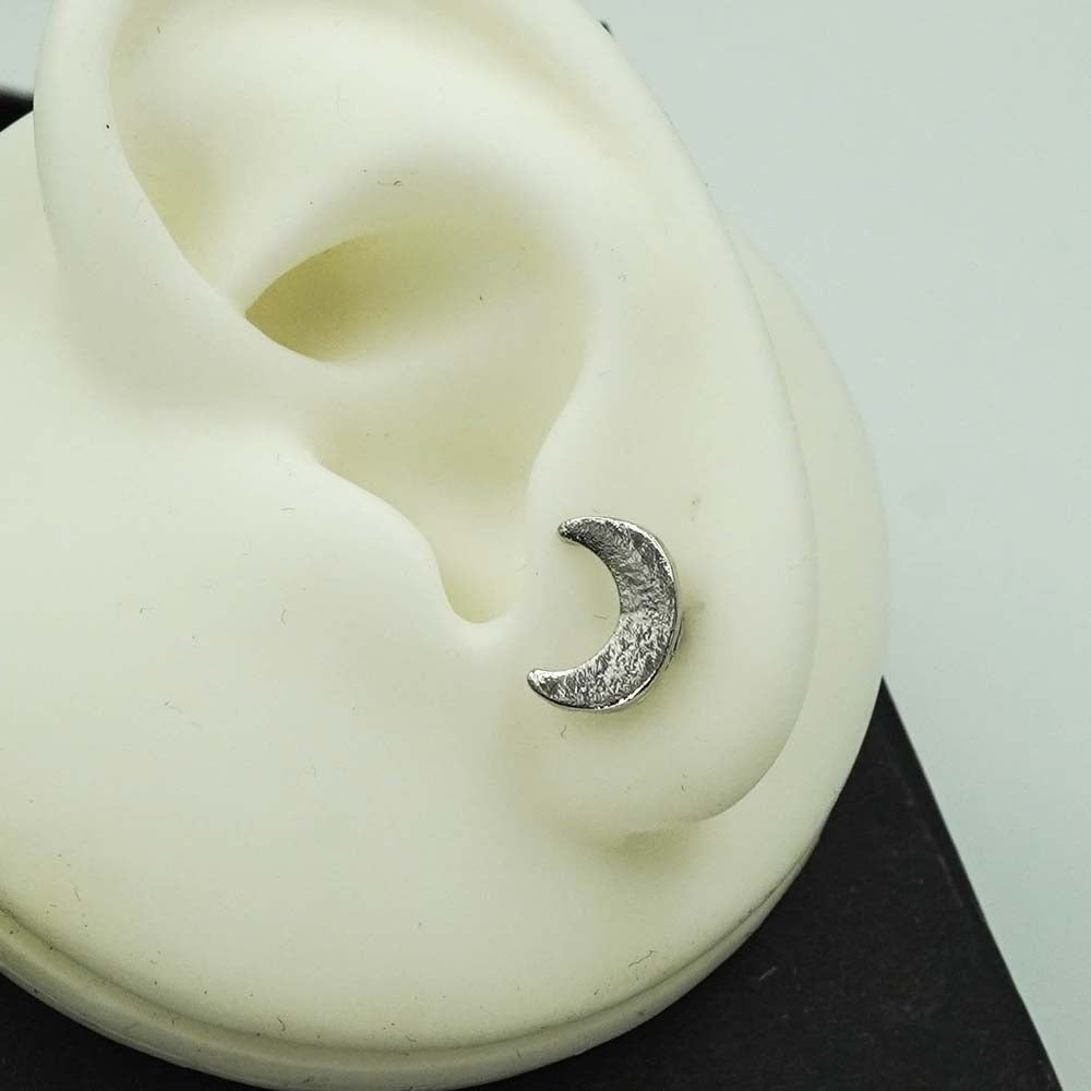 foiled moon studs