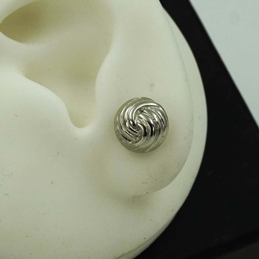 twister silver studs