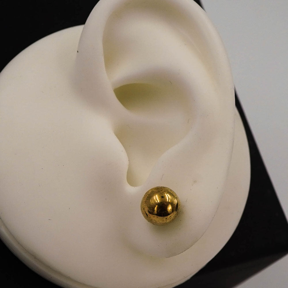 golden balls studs D772