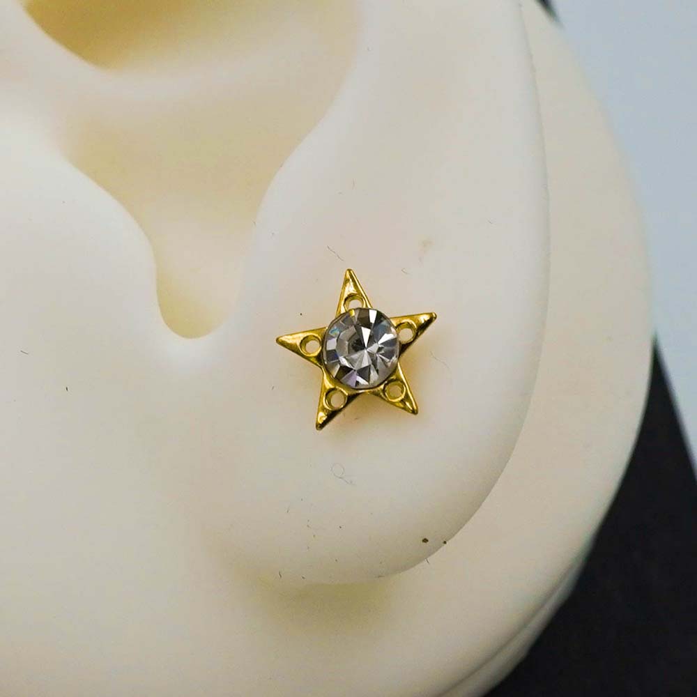 star zircon studs