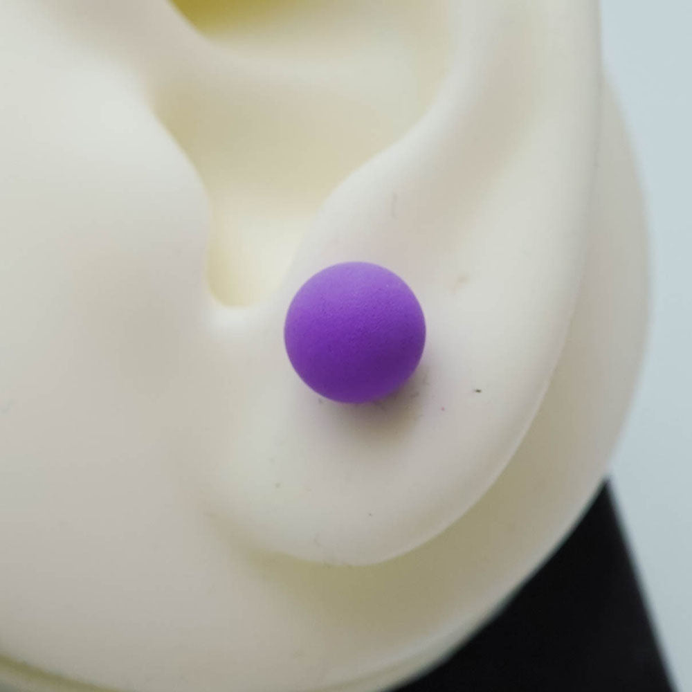 purple studs