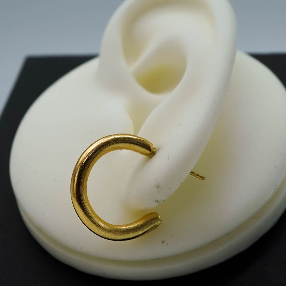 medium golden hoops