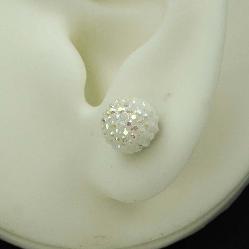 floral balls studs