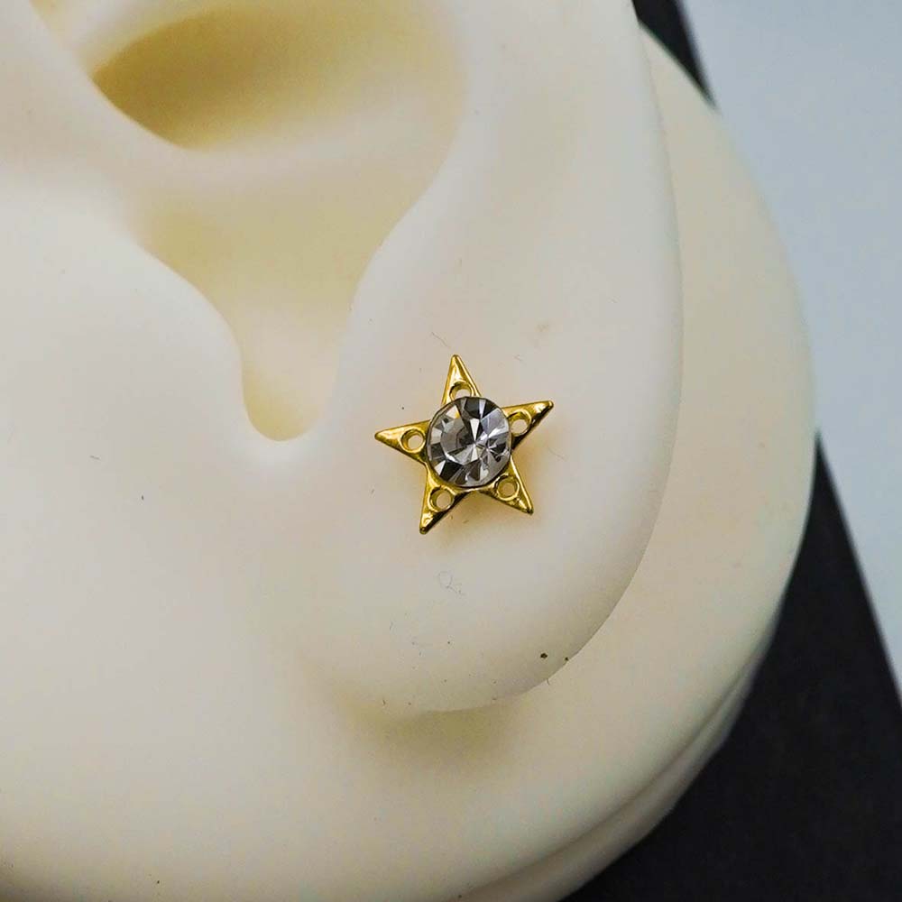 star zircon studs