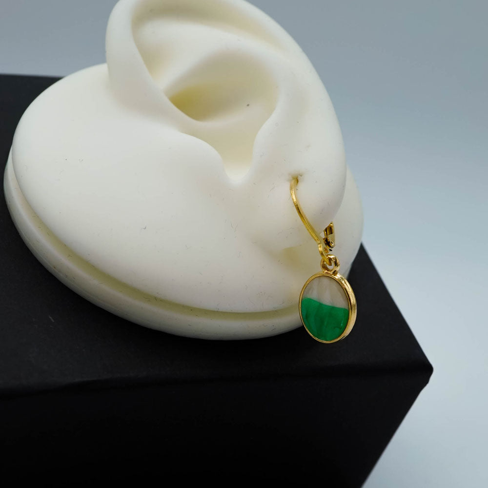 green white drops
