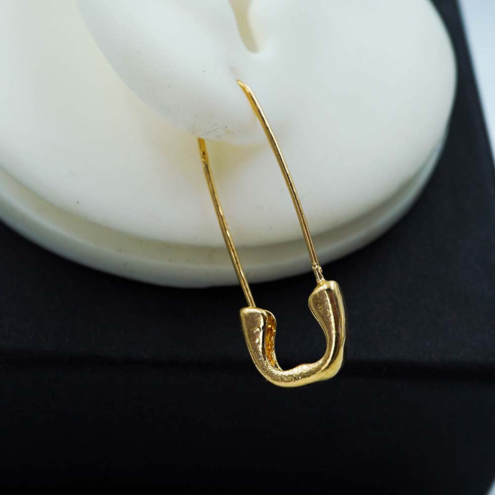 safety pin earrings