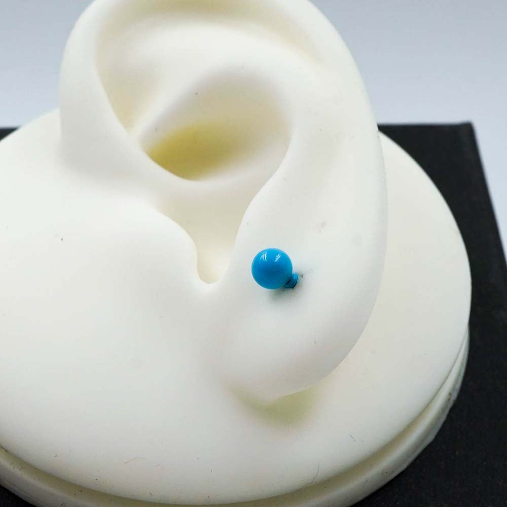 blue studs
