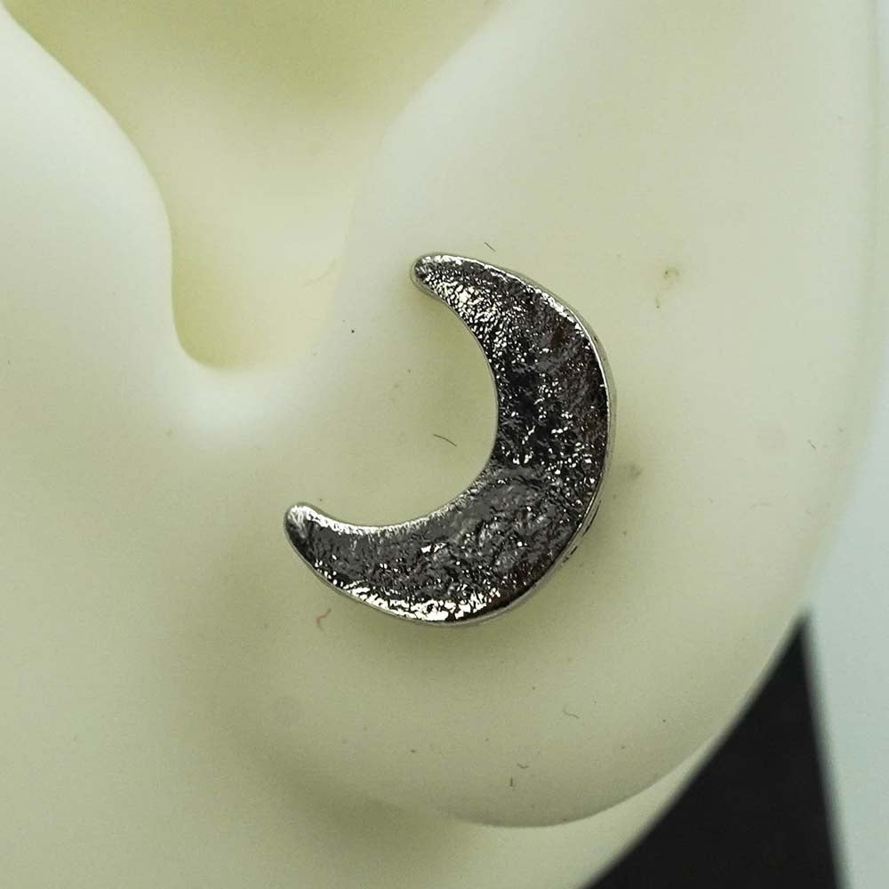 foiled moon studs