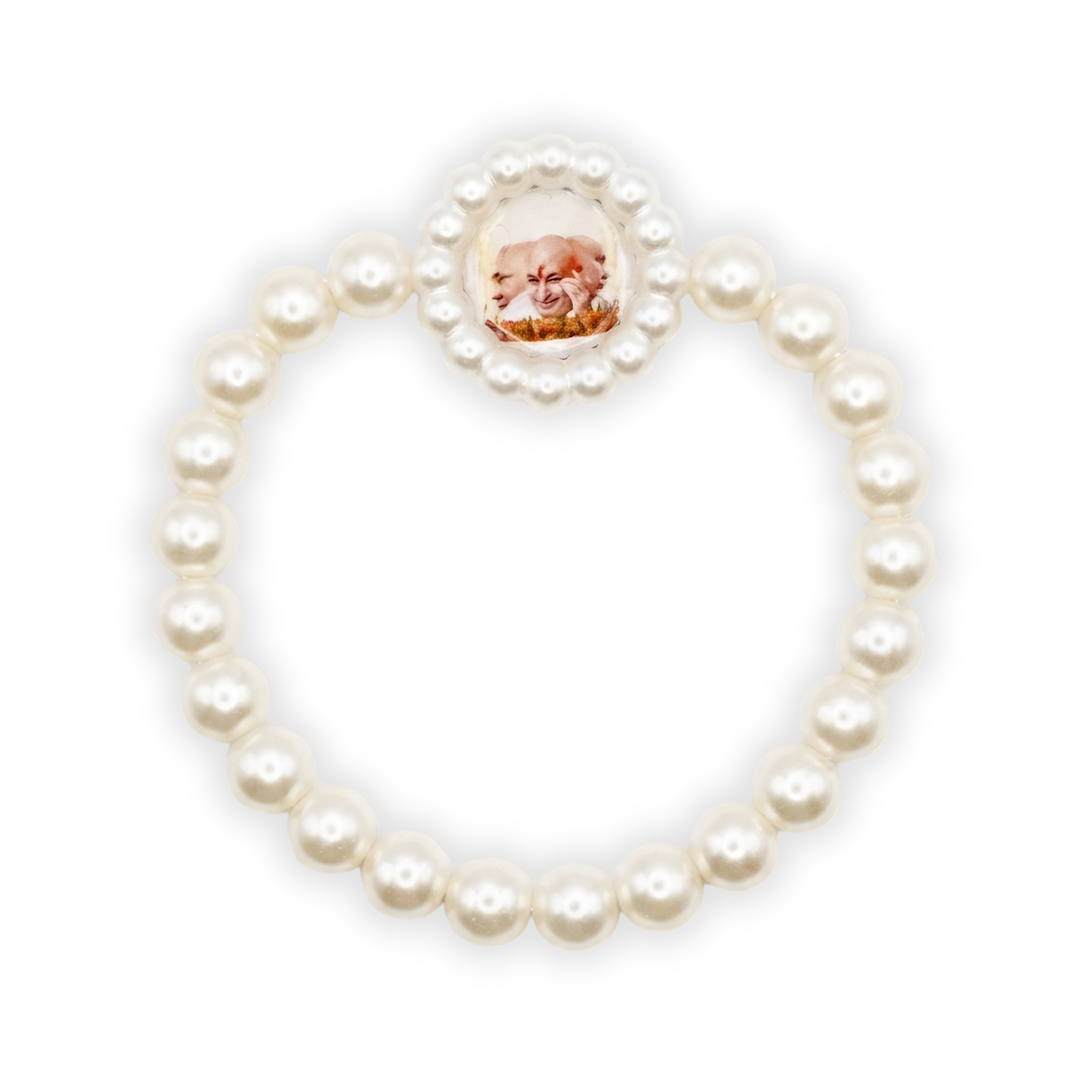 Divine Guruji Swaroop Pearl Bracelet
