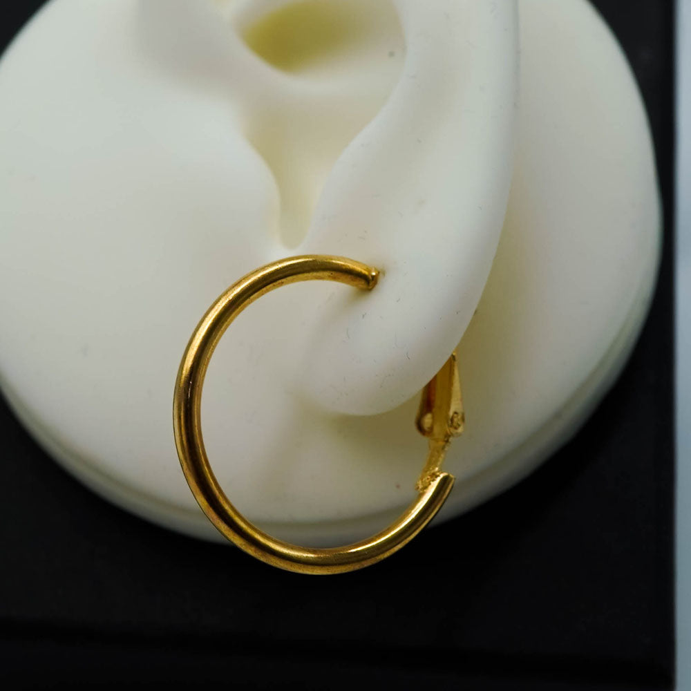 large golden hoops