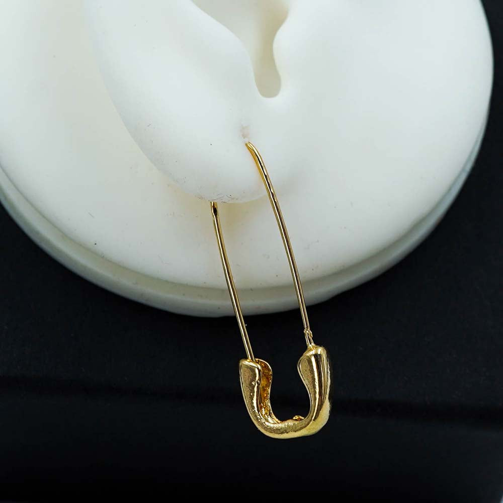 safety pin earrings
