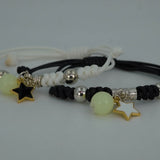 Glowing couple bracelet