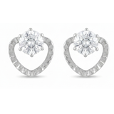 Heart shaped earrings D488