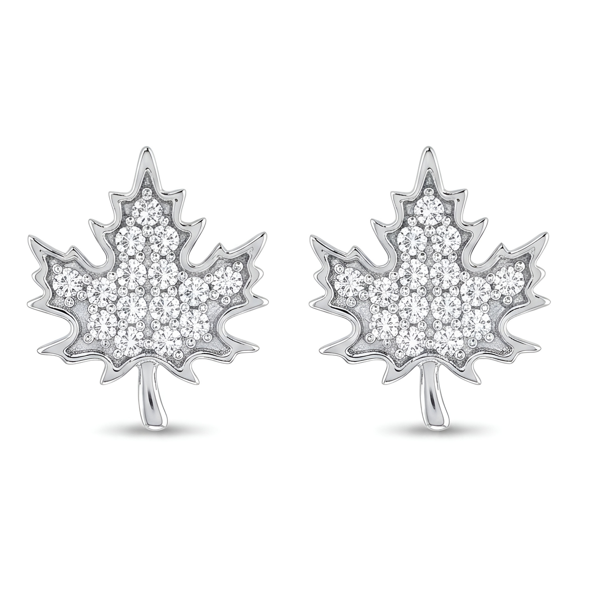 leaf shaped studs