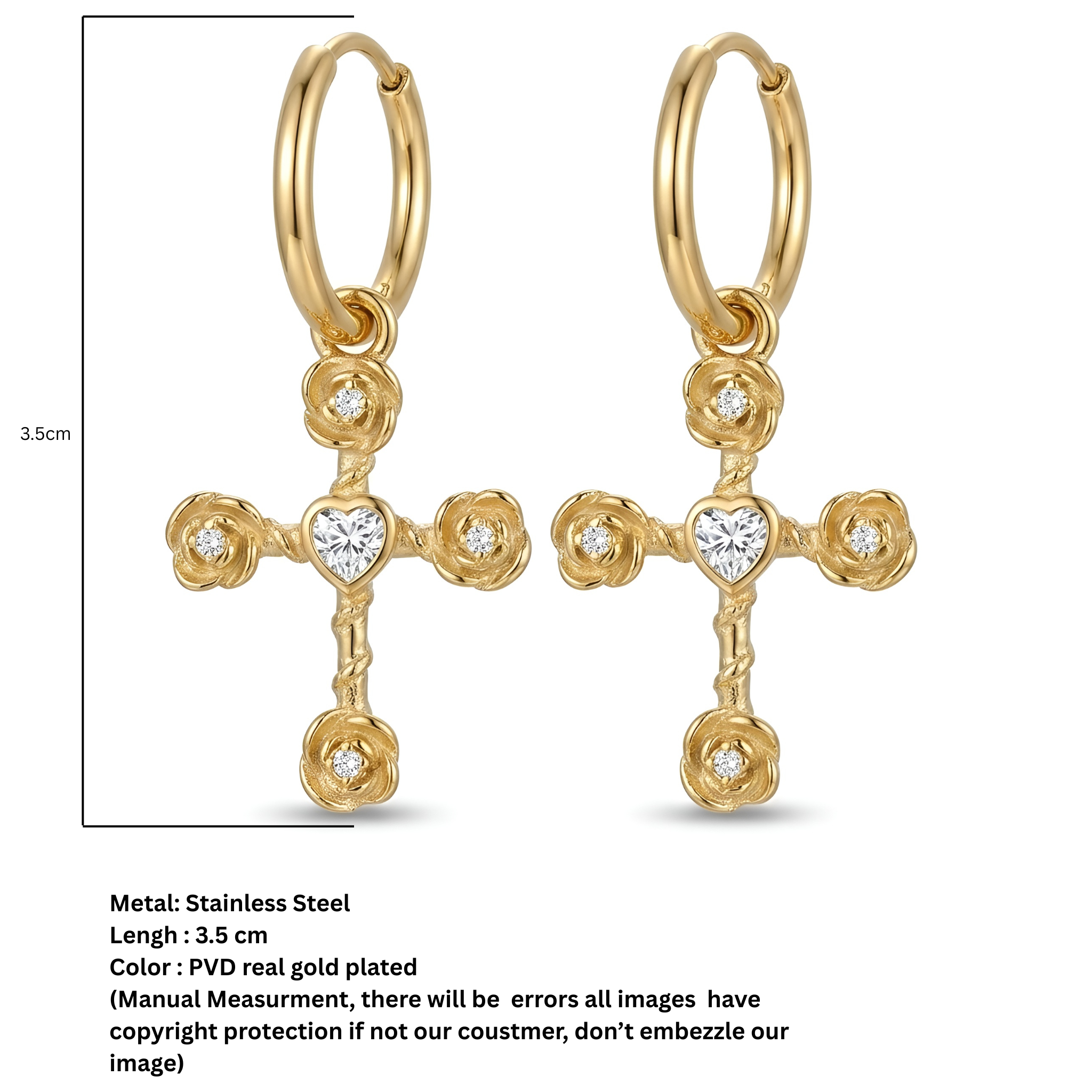 gothic earrings 2.0