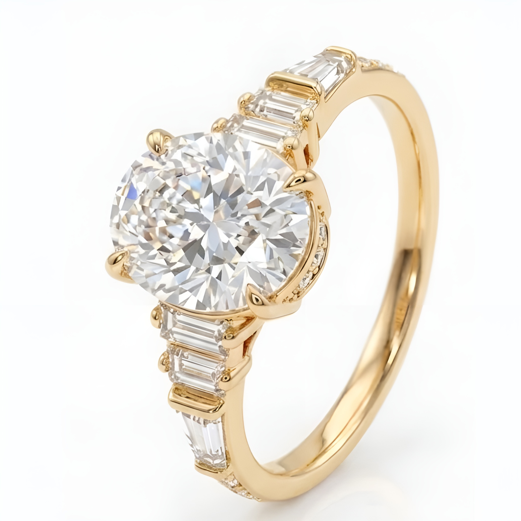 Royal Marquise Baguette Ring
