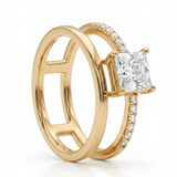 The Empress Dual-Band Solitaire