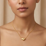double heart necklace