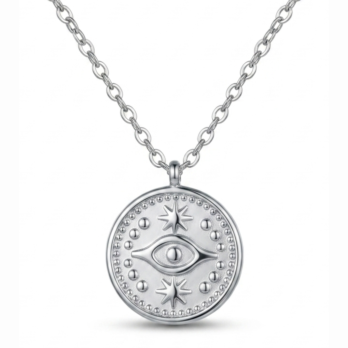 Double Styled Evil Eye Pendant Charm