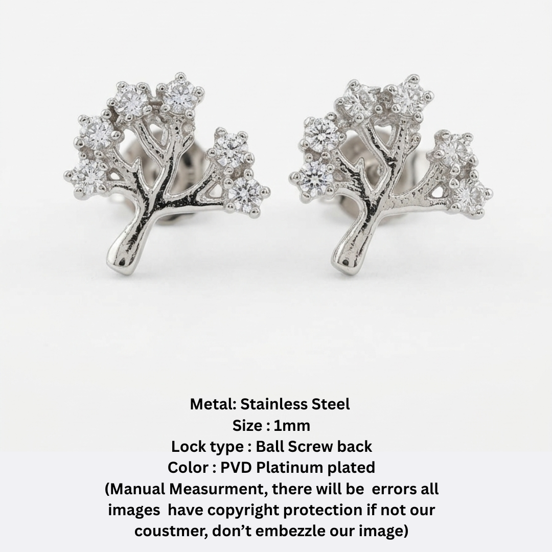 Silver Arbour Studs
