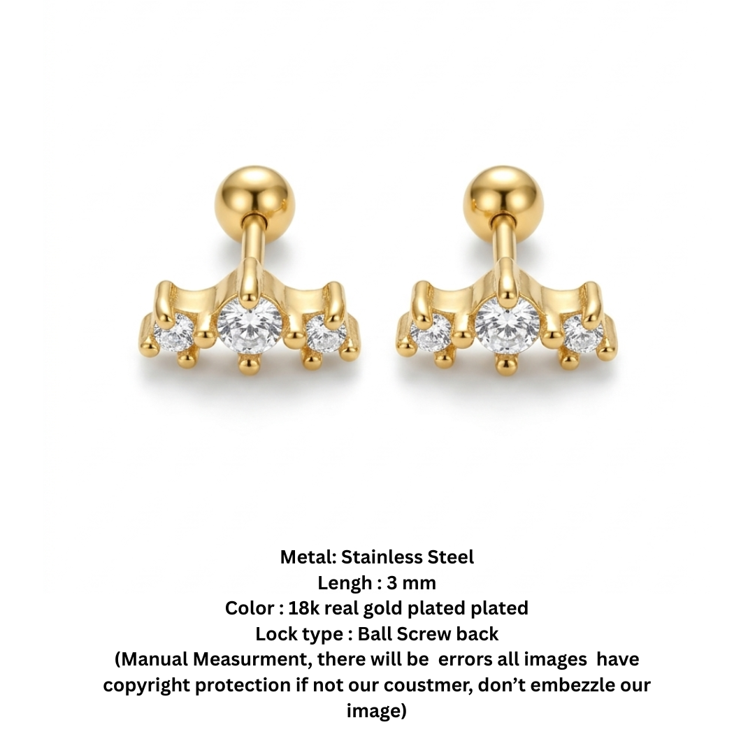 The Trinity Radiance Studs
