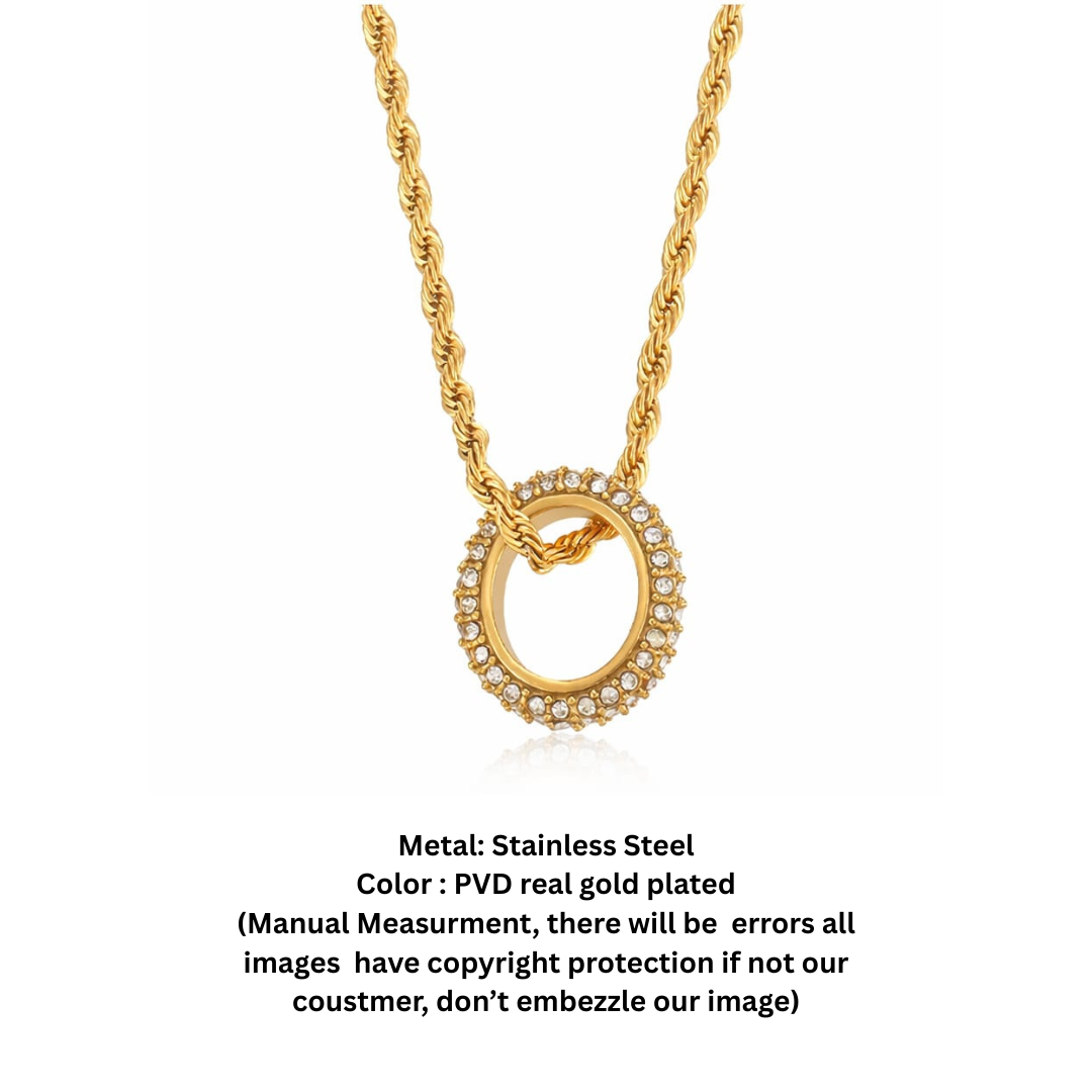 The Halo Eternity Rope Necklace