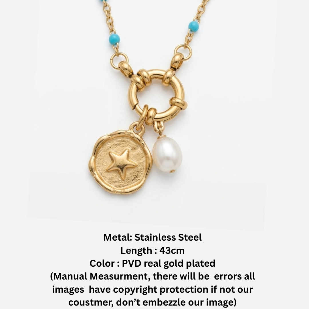 The Celestial Star & Shell Charm