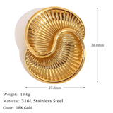 The Solara Radial Disc Brooch
