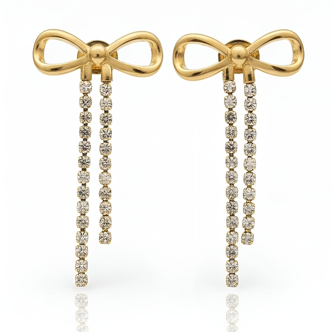 bow earrings