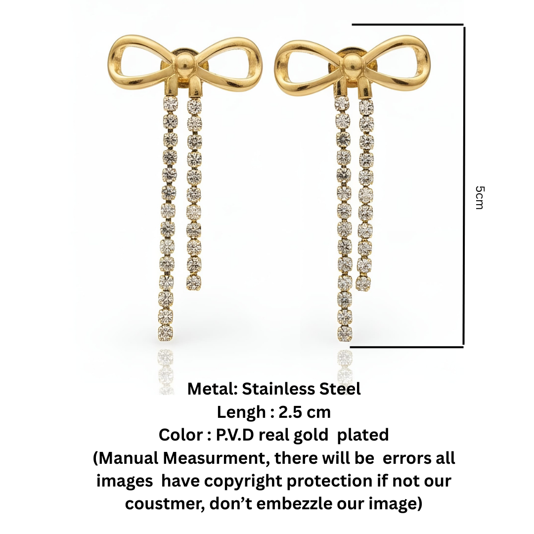 bow earrings