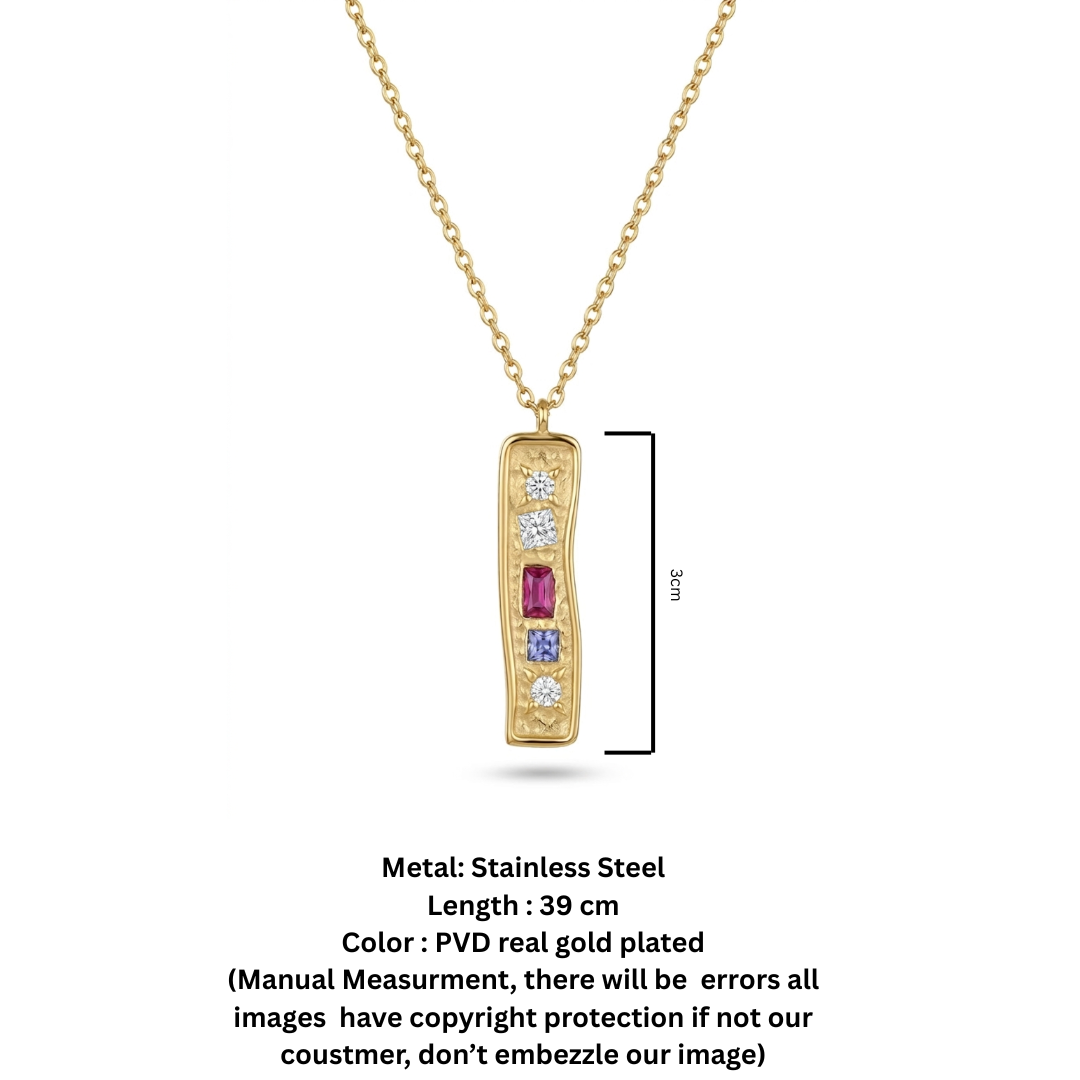 The Prism Molten Bar Pendant