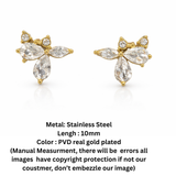 The Blush Halo Drop Earrings