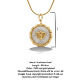 The Golden Nectar Bee Medallion