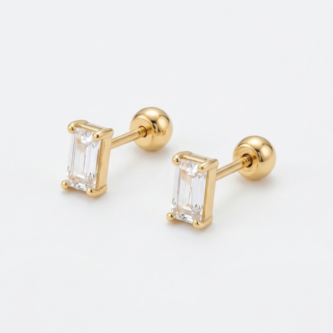 emerald-cut cubic zirconia