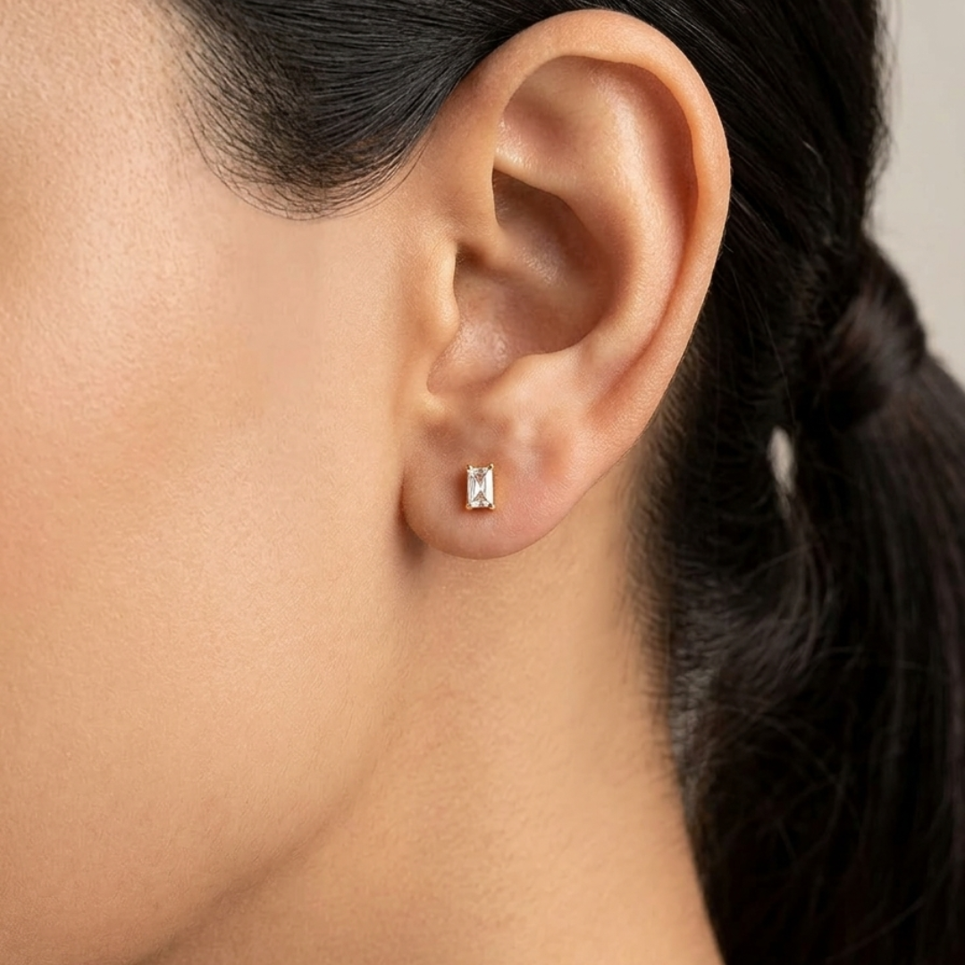 emerald-cut cubic zirconia