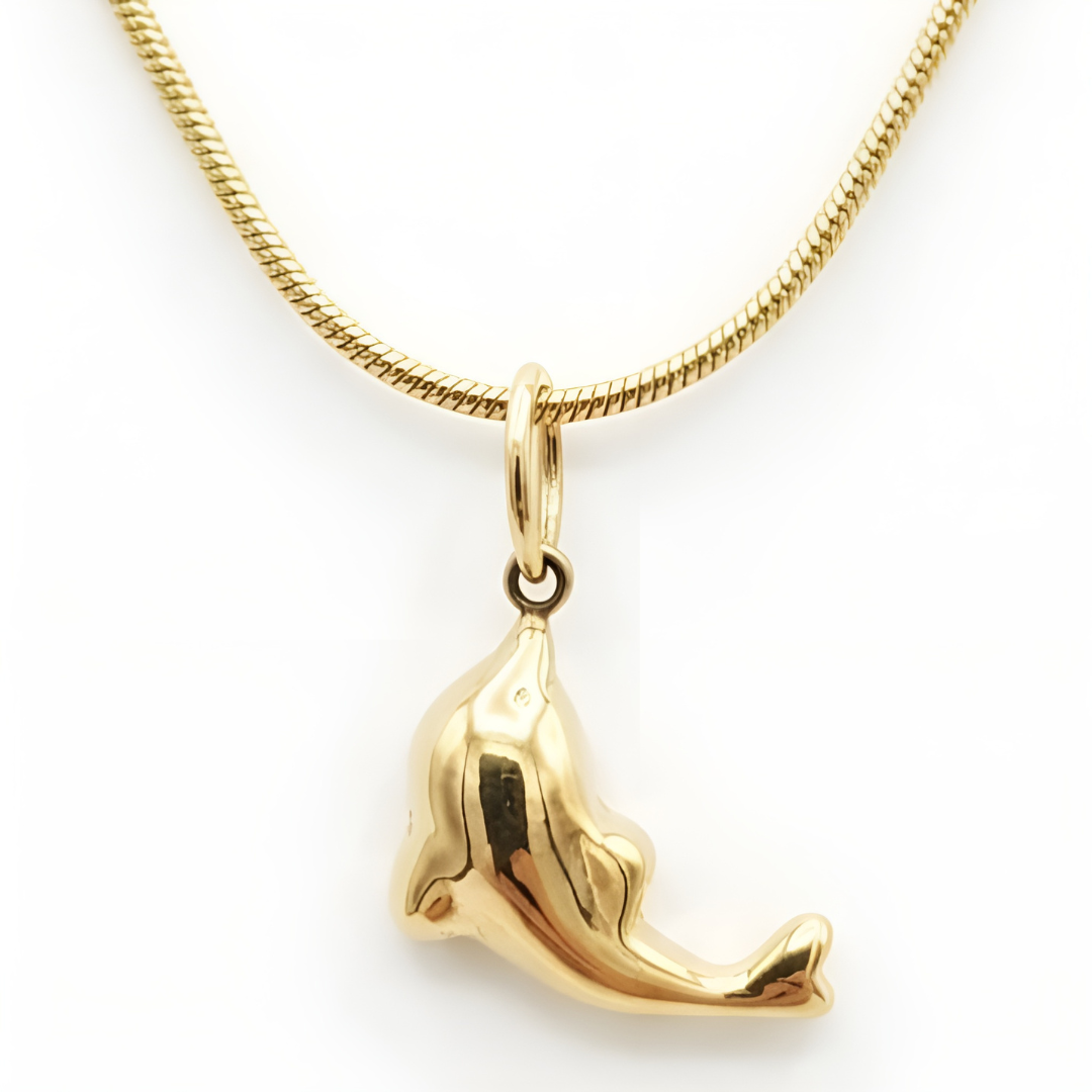 The Gilded Voyager Dolphin Pendant