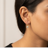 Aurora Luxe Halo Drop Earrings