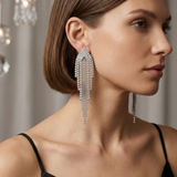 Cascading Starlight Drop Earrings