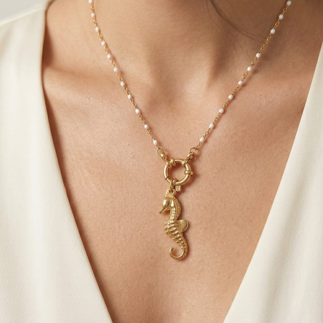 The Golden Seahorse Amulet
