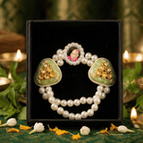 Divine Heritage: Guruji Swaroop Meenakari Blessing Bracelet