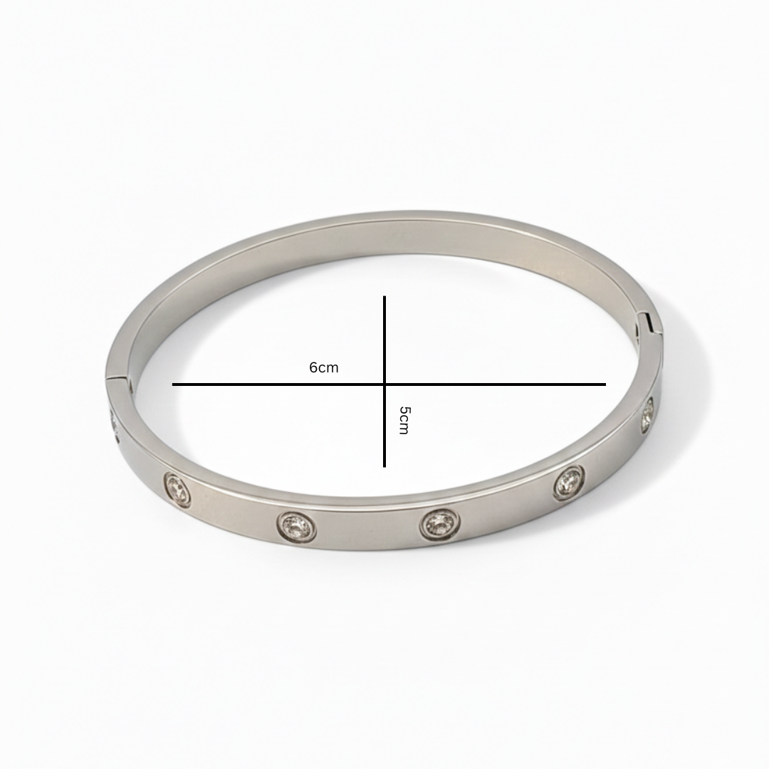 cartier silver plated band