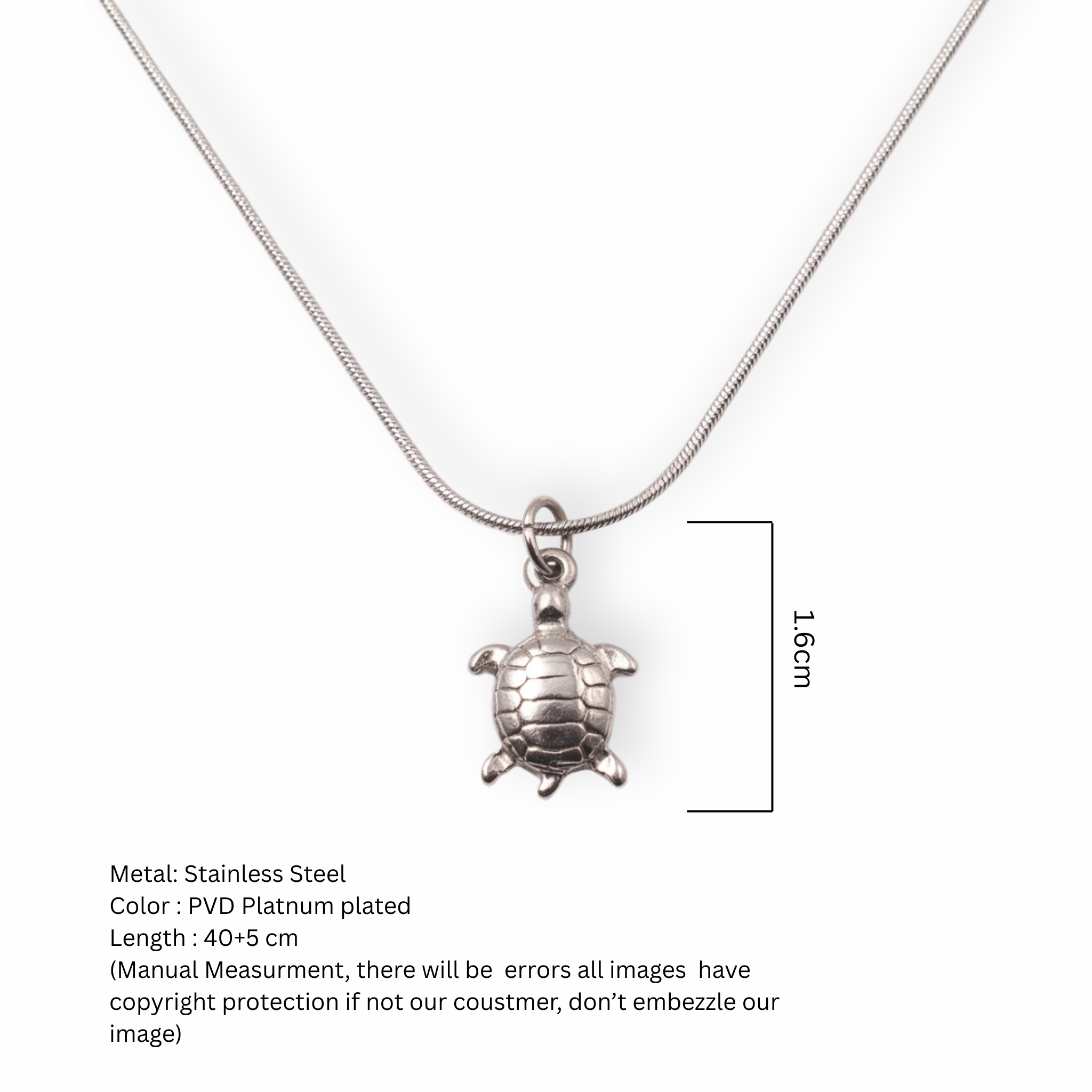 Serene Sea Turtle Silver Pendant