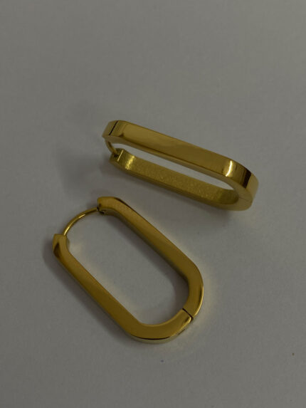 Lila Gold Plated Hoops