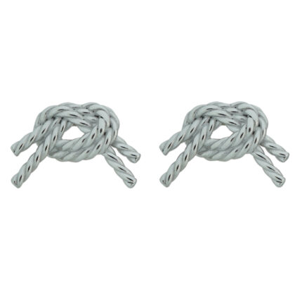Knot silver plated earrings D463