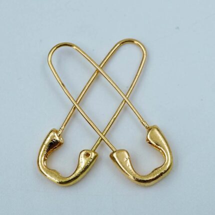 safety pin earrings