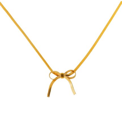 Thin Bow Pendant